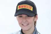 CORINNE FEDERIGHI ATTESA SULL’ASFALTO DEL RALLYE SANREMO