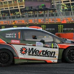 PIERO LONGHI SFIDA PROTAGONISTA AL MONZA RALLY SHOW