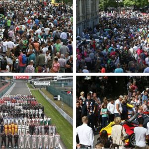 Thousands of fans gather for Total 24 Hours of Spa Parade