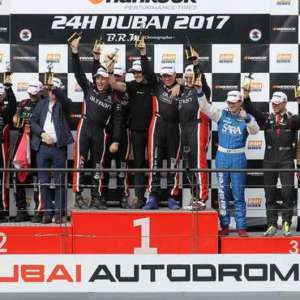 LA LOTUS ELISE CUP PB-R SUL PODIO DELLA 24 ORE DI DUBAI CON D’ASTE-PASOTTI-PEGORARO-BARTYAN