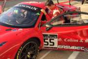 Weekend “nero notte” per Lorenzo Casè nella Blancpain GT Sprint sul circuito di Misano