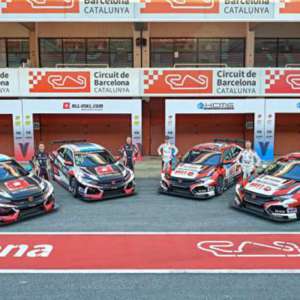 Honda Civic Type R TCR drivers launch WTCR season in Spain