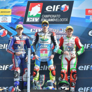 PRIMO PODIO PER TACCINI CON I COLORI DEL JUNIOR TEAM TOTAL GRESINI