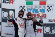 Aiello e Nardilli show a Imola con le Honda TCR della MM Motorsport