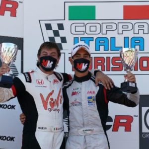 Aiello e Nardilli show a Imola con le Honda TCR della MM Motorsport