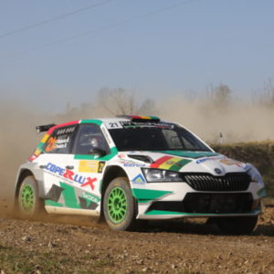 1° RALLY TERRA VALLE DEL TEVERE:  SPETTACOLO, ADRENALINA  E VITTORIA PER MARCHIORO-MARCHETTI (SKODA FABIA R5)