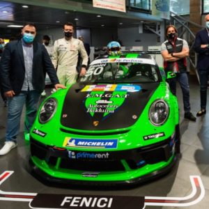 Fenici svela la Porsche per la Carrera Cup Italia, a Misano il via