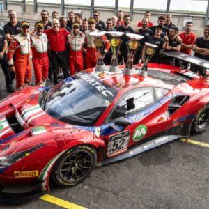 Vittoria e record per Rovera su Ferrari alla 24 Ore di Spa