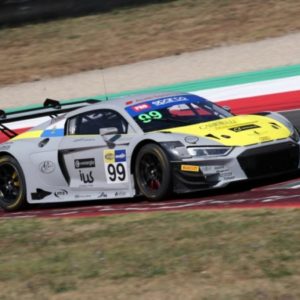 Doppio podio nella corsa GT3 Sprint al Mugello per i piloti Tresor Audi Sport Italia