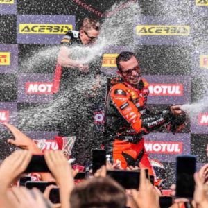 Petrucci joins the WorldSBK winners circle!