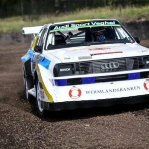 ENEA BASTIANINI SU AUDI QUATTRO S1 A RALLYLEGEND