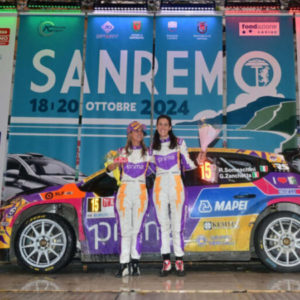 Il Rally di Sanremo incorona Rachele Somaschini con il (quarto) titolo di Campionessa Italiana Rally Femminile 2024